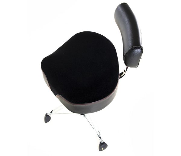 Gibraltar 9000 Series Throne Extra Large Saddle top, Quick Lock, w Adjustable Back Rest Fashion