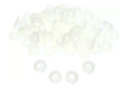 Danmar 100 Pack Nylon Tension Rod Washers - White Online now