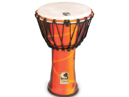 Toca Freestyle 9  Rope Tuned Djembe in Fiesta For Cheap