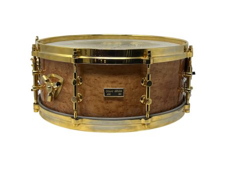 Lang Gladstone Custom Snare Drum 14  x 6  - Owned & Signed by Steve White Online Hot Sale