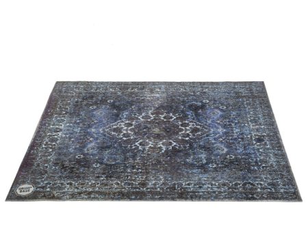 Drum N Base Vintage Persian Drum Rug - Blue - 185 x 160cm For Cheap