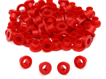 Danmar 100 Pack Nylon Tension Rod Washers - Red Fashion