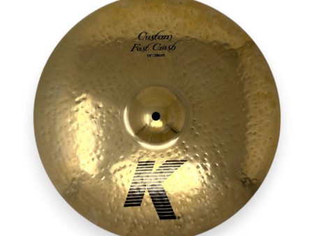 Pre-Loved Zildjian 15  K Custom Fast Crash Cymbal For Discount