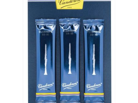 Vandoren Reeds Clarinet Bb (3 Pack) For Cheap