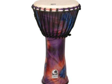 Toca Freestyle 12  Rope Tuned Djembe in Woodstock Purple Supply