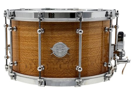 Dunnett Classic 14  x 8  Dreamtime Snare Drum in Silky Oak Gloss with Cold Rolled Hoops Hot on Sale