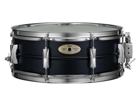 Pearl Sensitone 14″ x 5.5″ Steel Snare Drum in Black Limited Edition For Cheap