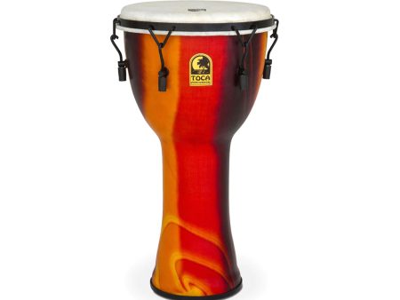 Toca Freestyle 14  Mechanically Tuned Djembe in Fiesta with Bag Online